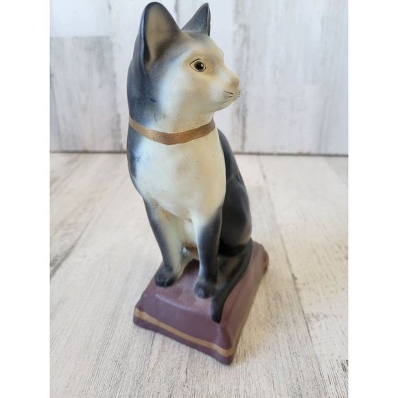 cat statue figurine decor kitten stands - Picture 2 of 8